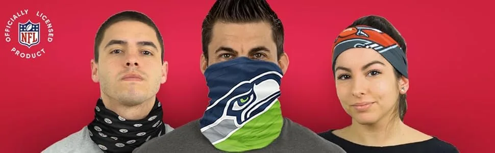 FOCO Unisex-Youth NFL Big Logo Multi-Use Neck Gaiter San Francisco 49ers Team Color Big Logo - product information 1