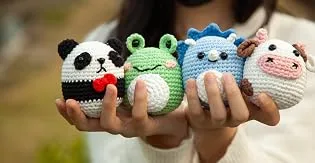 loveknotpop Crochet Kit for Beginners: Animal Crochet Kit for Adults, Kids, Teens, Cute Axolotl, Include All You Need, Easy Knitting Soft Yarn, Step-by-Step Tutorial, Birthday Easter Mother Day Gift. - crochet kit for beginners