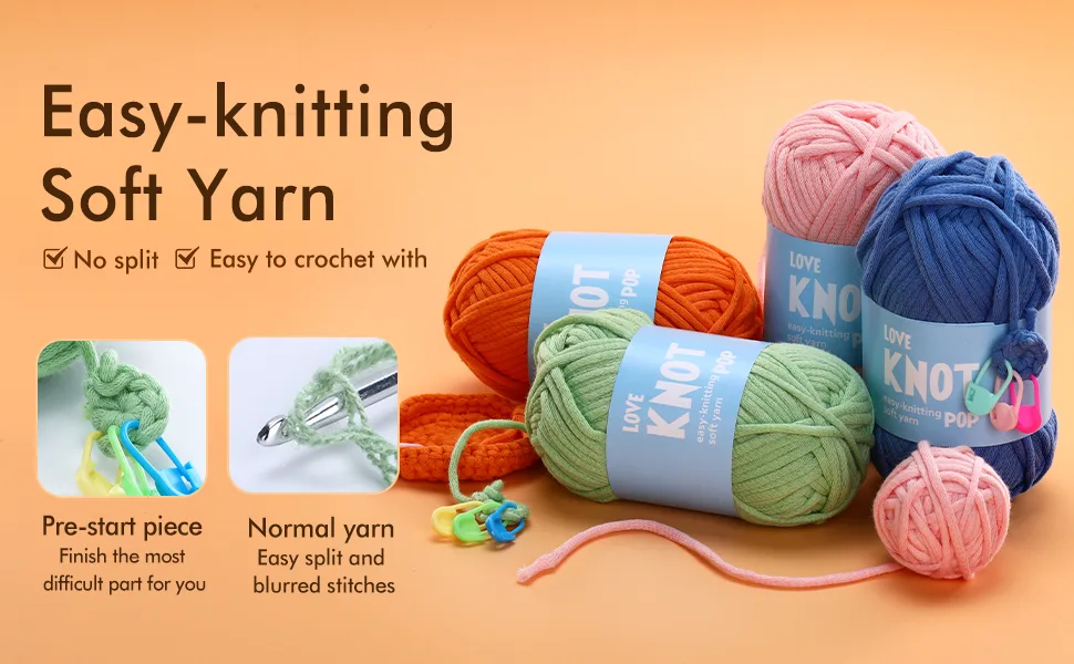 loveknotpop Crochet Kit for Beginners: Animal Crochet Kit for Adults, Kids, Teens, Cute Axolotl, Include All You Need, Easy Knitting Soft Yarn, Step-by-Step Tutorial, Birthday Easter Mother Day Gift. - easy knitting soft yarn