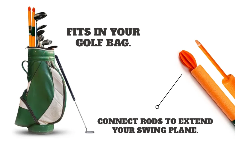 WHYGOLF Padded Golf Alignment Rods | Create Golf Swing Trainer Angles Like pro Golf Trainers. Why Golf Alignment Sticks can be Used in The Ground or with Other Compatible Golf Training aids - spray weight weighted warm grip lag minder reference cards bunker mate medicus dual shirt