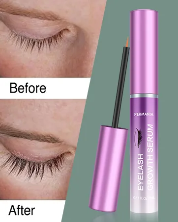 PERMANIA Eyelash Perm Kit, Fast Brow Lamination 2 in 1 Kit, C Curling Wave Suitable for Salon & DIY Lash Perming at Home b-bagged - lash growth serum