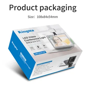 King Ma Video Conferencing Lighting, 3 Light Modes Portable LED Clip Light for Webcam Lighting, Zoom Call Lighting Video Selfie Light for Remote Working Distance Learning Live Streaming Makeup - led light