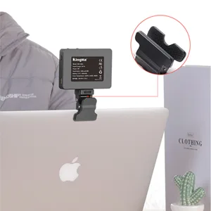 King Ma Video Conferencing Lighting, 3 Light Modes Portable LED Clip Light for Webcam Lighting, Zoom Call Lighting Video Selfie Light for Remote Working Distance Learning Live Streaming Makeup - phone light