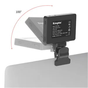 King Ma Video Conferencing Lighting, 3 Light Modes Portable LED Clip Light for Webcam Lighting, Zoom Call Lighting Video Selfie Light for Remote Working Distance Learning Live Streaming Makeup - selfie light