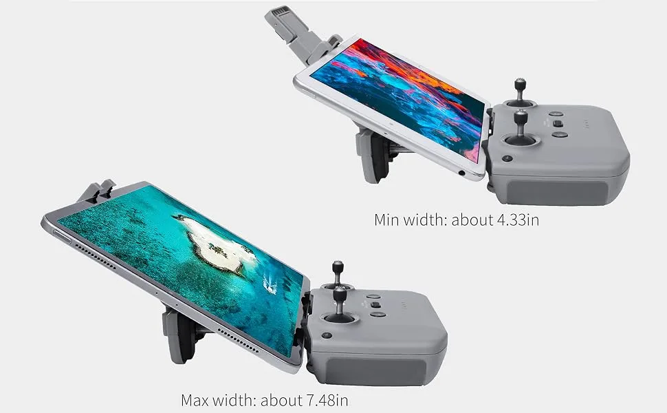 Foldable Tablet Holder for DJI Mini 3 Pro/DJI Mini 2 /Mavic Air 2/ Air 2S/ DJI Mavic 3, No Disassembly iPad Holder Stand, DJI Mini 2 Accessories, Mavic Air 2 Accessories - Apply to tablets of multiple size