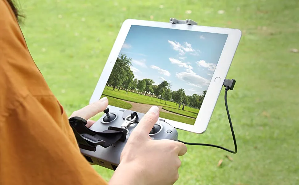 Foldable Tablet Holder for DJI Mini 3 Pro/DJI Mini 2 /Mavic Air 2/ Air 2S/ DJI Mavic 3, No Disassembly iPad Holder Stand, DJI Mini 2 Accessories, Mavic Air 2 Accessories - FPVtosky No Disassembly Tablet Holder