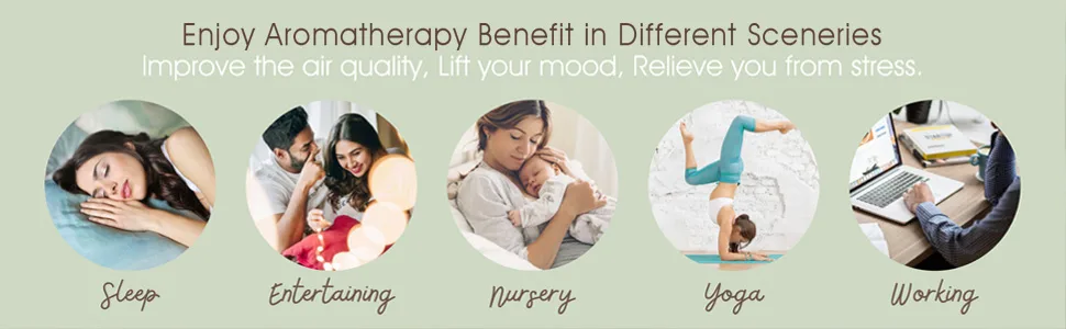 Earnest Living Essential Oil Diffusers for Essential Oils Large Room Diffuser White Ceramic Diffuser 250ml Aromatherapy Diffuser with 4 Timers 7 Night Lights and Auto Off Function for Home Gift Ceramic Gleam 250ml - Essential Oil Diffuser