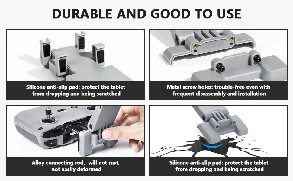 Tablet Holder for DJI Mavic Mini 3/Mini 2SE/Mini 2/Air 2 /Air 2S /Mavic 3, No Disassemble Remote Controller Accessories,7-12 inch ipad Tablet Mount, Portable Mini3/Mini 2 /Air 2 /Air 2S Accessories - Judunmsk Tablet Holder for DJI Mavic Mini 2 Air 2 Air 2S , DJI Drone Remote Control Accessories