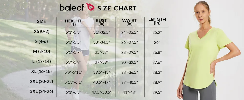 BALEAF Women's Running Shirts Quick Dry Short Sleeve Exercise Athletic Workout Tops V Neck Mesh Back Moisture Wicking Black X-Large - BALEAF Women