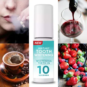 Tooth Paint, Teeth Whitening Paint, Tooth Polish Uptight White, Instantly Get a Shiny Smile, Easy to Apply - tooth paint