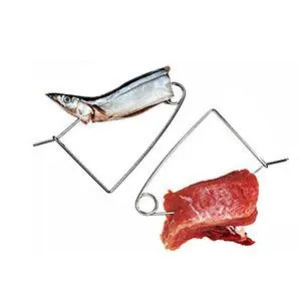 Palmyth Wire Grid Bottom Crab Nets Two Ring Crab Kit with Harness and Bait Clip 24 X 20 X 12 - product information 5