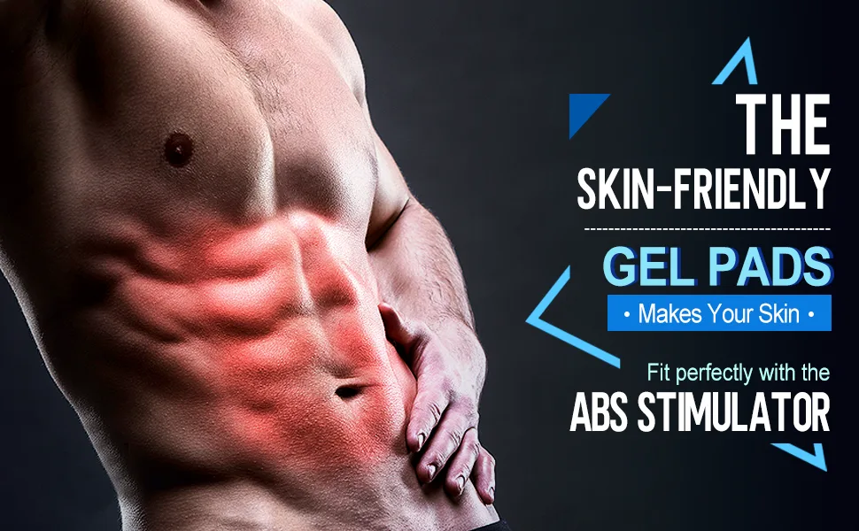 PAMASE 50Pcs/80Pcs Abs Stimulator Training Replacement Gel Sheet Pads for Abdominal Muscle Trainer, Accessory for Ab Workout Toning Belt abs pads-50pcs - product information 8