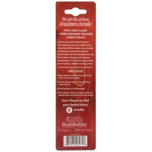 Val-Clean 20201 Concentrated Denture Cleaner & Brush Buddies Denture Brush Assorted Colors Denture Cleaner + Denture Brush - product information 2