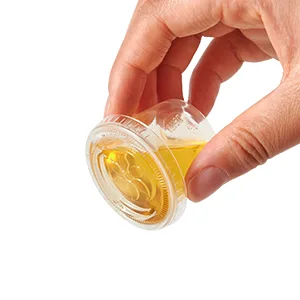Turbo Bee 200 Sets 1oz Portion Cups with Lids,Jello Shot Cups with Lids, Small Plastic Condiment Containers for Sauce,Souffle Cups 1oz-pc-200 - product information 3
