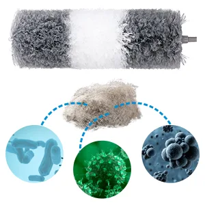Microfiber Feather Duster (11pcs), Extendable Dusters for Cleaning with 100" Extension Pole, Washable Dusters, Reusable Bendable Dusters for Cleaning Ceiling Fan, High Ceiling, TV, Blinds, Cars - duster