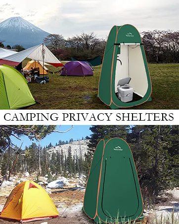 Your Choice Oversized 6.89FT Pop Up Privacy Tent - Camping Shower Changing Tent, Portable Bathroom Toilet Room Black - camping privacy shelters