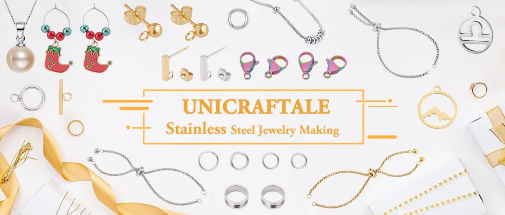 UNICRAFTALE 1000pcs Stainless Steel Eye Pin, 0.6mm Pin Eyepins with Loop, 40mm Long Eye pins Hooks for Jewelry Making Arts & Crafts Projects with Storage Container, Hole 2mm - charm
