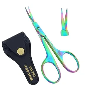 CUTICLE SCISSORS EYEBROW SCISSORS EYELASH SCISSORS MUSTACHE Multi PURPOSE SMALL MANICURE Scissors (CUTICLE SCISSORS) - Baby Nail Scissors