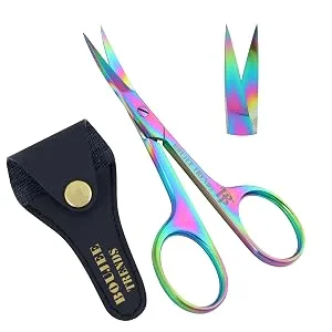CUTICLE SCISSORS EYEBROW SCISSORS EYELASH SCISSORS MUSTACHE Multi PURPOSE SMALL MANICURE Scissors (CUTICLE SCISSORS) - Nail Scissors