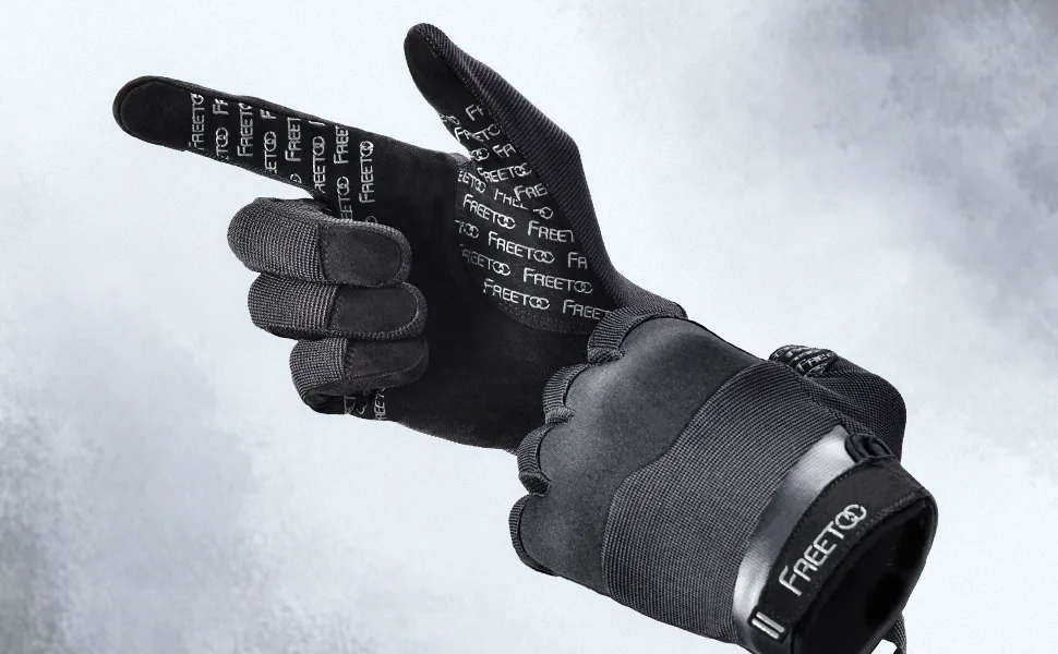 FREETOO Touch Screen Gloves Men Dexterou Anti Grip Anti Vibration Gloves Small - product information 9
