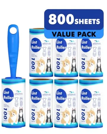 Lint Rollers 800 Sheets Lint Remover for Pet Hair, Couch, Clothes Furniture, and Carpet - main-2