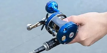 GOMEXUS Power Handle for Abu Garcia Ambassadeur C3/C4/S/SX 5000-6600 Round Reel Catfishing Handle For Ambassadeur C4 - ABU round reel C4