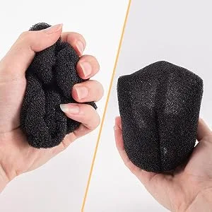Noverlife 2PCS Hair Dryer Sock Diffuser Cover, Sponge Hair Dryer Diffuser Cover, Soft Hair Dryer Mitten Diffuser, Universal Hair Dryer Hot Sock Diffuser, Diffuser Sock with Elastic Band for Hair Dryer - P23368-A04