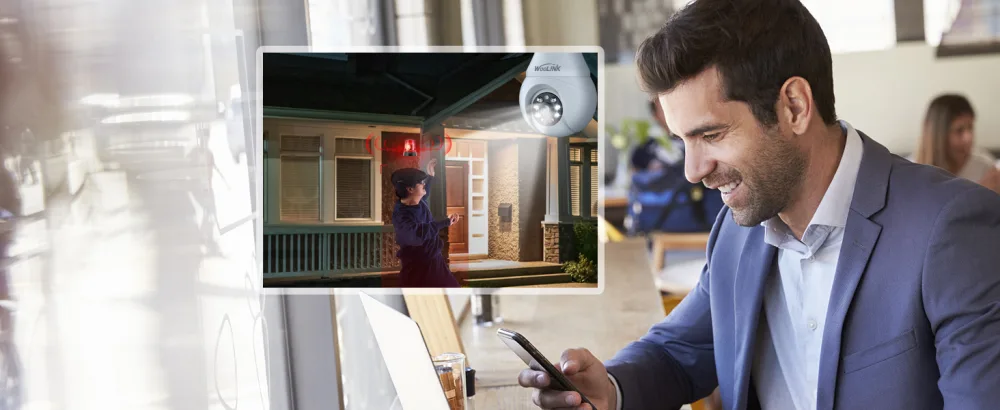 WOOLINK 2K Wireless Light Bulb Security Camera - 2.4Ghz WiFi Light Bulb Camera for Home Security, Smart Surveillance Camera Bulb, Color Night Vision, Motion Detection, Cloud/SD Card Storage - light 1
