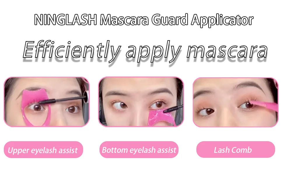 Lashes Buddy Eye Lash Mascara Guard Applicator Makeup Cosmetic Eyelash Tool, Makeup Cosmetic Eyelash Tool Upper Lower Eye Lash Mascara Guard Applicator - product information 7