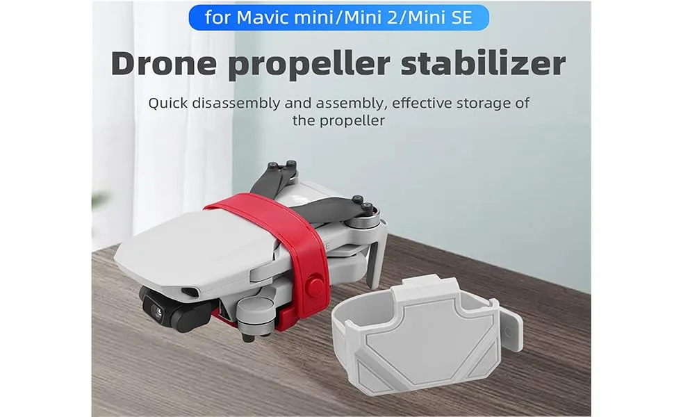 Propeller Guard Strap Holder Protector Stabilizer for DJI Mavic mini/Mini 2/Mini SE drone accessories (Grey) - propeller guard