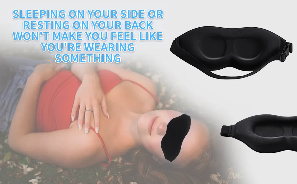 gootrades Eye Mask for Lash Extensions,3D Contoured 25mm Deep Pockets Design Lash Protect Sleep Mask, Soft Memory Foam, Adjustable Headband Strap for Lashes Aftercare - eyelash extension sleep protector