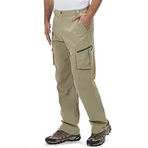 Little Donkey Andy Men's Quick Dry UPF 50+ Cargo Pants, Stretch Lightweight Outdoor Hiking Pants Coffee Small - hiking pants