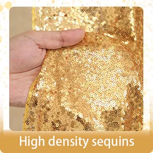 Gold Sequin Backdrop Curtain Panels Stage 2 Pieces 2FTx8FT Wedding Party Background Drapes 2 pcs-2ftx8ft Gold - sequin fabric