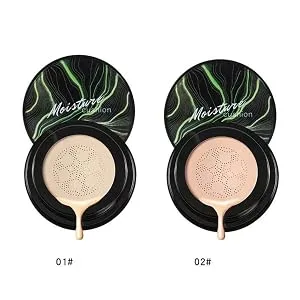CC Cream Foundation, Mushroom Head Air Cushion CC Cream, BB Cream, Long Lasting Moisturizing Concealer, Moisturizing BB Cream Makeup Base Primer with Mushroom Makeup Sponge Nude - product information 5