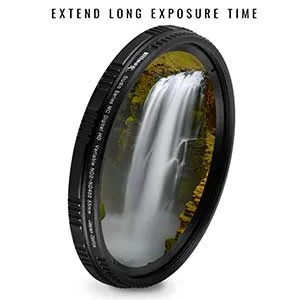 49mm ND Filter Ultimaxx 49mm ND2-ND400 Fader Variable Neutral Density Adjustable Lens Filter Dynamic ND Filter Optical Glass - Ultimaxx 49MM VARIABLE NEUTRAL DENSITY FILTER ND2-ND400