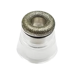 Microderm GLO MINI Premium Diamond Microdermabrasion Tips by Microderm GLO - Medical Grade Stainless Steel Accessories, Patented Safe3D Technology, Safe for All Skin Types. (Premium) - Microderm Mini Premium Diamond Tip