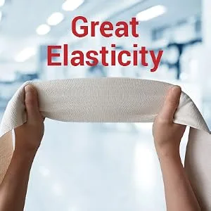 Premium Elastic Bandage Wrap with Self-Closures - Ourmed 3 Size (6''/3''/2) Cotton Latex Free Compression Bandage Wrap, Washable & Reusable - cotton bandage