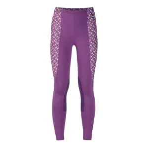 Kerrits Kids Knee Patch Performance Tight Small Admiral/Admiral Winter Bloom - 60500 Kerrits Equestrian Apparel