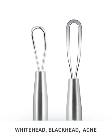 LitBear Pore Prep Tool, Blackhead Remover Pimple Popper Tool Kit, Stainless Steel Blackhead Extractions Tool for Acne, Whitehead Popping, Blemish, Comedone - Remove blackhead