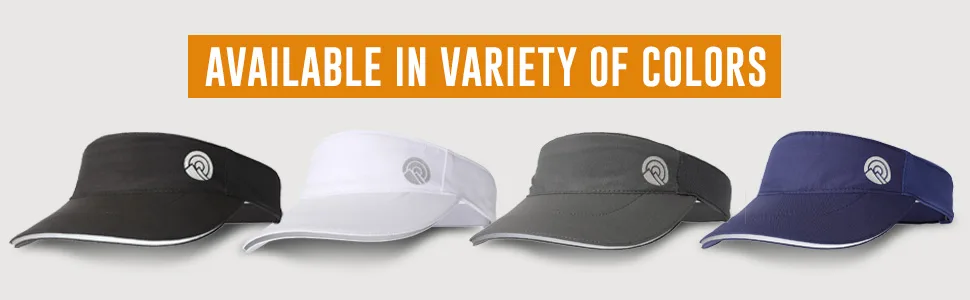Sun Visor Hat for Women & Men - Womens Visor, Tennis Visor, Golf Visor - Running Visor White - Visor