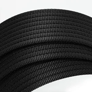WERFORU Men's Nylon Belt, Military Tactical Belts Breathable Webbing Canvas Belt with Metal Buckle A-black Fit Pants Size below 40" - product information 7