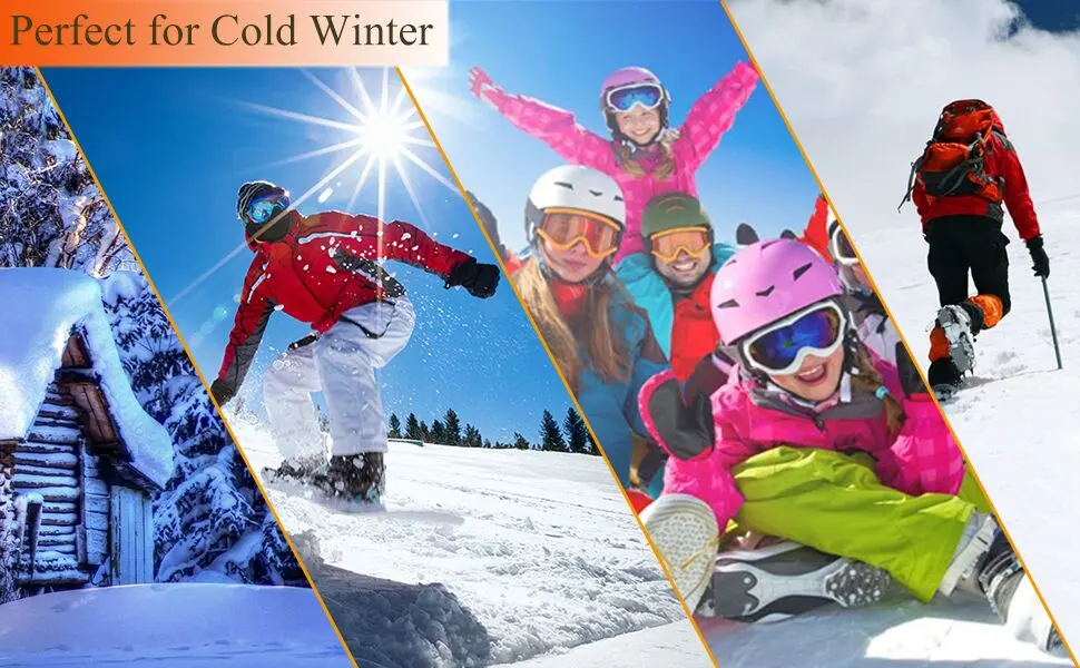 INVACHI Womens Ski Jacket Waterproof Warm Winter Snow Coat Mountain Windbreaker Hooded Raincoat Jacket Red Small - product information 1