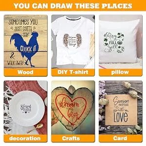 BOOLOOEN Chalk Silk Screen Stencils Paste Self Adhesive Stencil Coatings for Grid Transfer Screen Inks Binder Stencil Paint (12 Bottles) - SILK SCREEN STENCILS