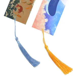 CREATRILL 100 Pcs 13cm/5 Inch Silky Handmade Soft Craft Mini Tassels with Loops for Jewelry Making, DIY Projects, Bookmarks, 20 Colors, 5 Pcs of Each - product information 14