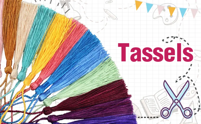 CREATRILL 100 Pcs 13cm/5 Inch Silky Handmade Soft Craft Mini Tassels with Loops for Jewelry Making, DIY Projects, Bookmarks, 20 Colors, 5 Pcs of Each - product information 8
