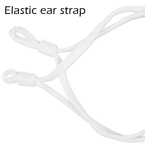 Gyothrig 2 Pcs Reusable Adjustable 3 Layer Clear Face Mask. Clear Black Game - Product Performance