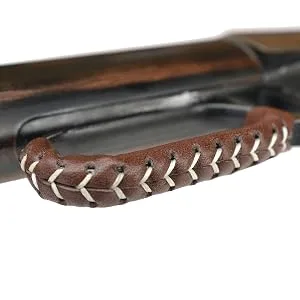 WAYNE'S DOG Leather Lever Wrap for Lever Action, Handcrafted 4-inch Brown-Buffalo Leather - product information 1