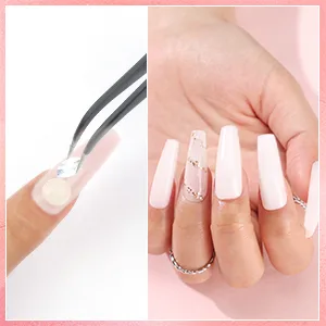 Morovan Poly Extension Gel Nail - 2OZ Poly Nail Gel for Art Nail Poly Gel Set Contain Clear Gel Poly Nail and White Poly Nail Set Professional Poly Gel Nail Colors 60ML Extension Poly Gel for Beginners Builder Nail Gel DIY Salon at Home - Poly Gel Nail Kits