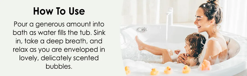 Deep Steep Bubble Bath, 10 oz (Lemon Cream) - How to Use Deep Steep