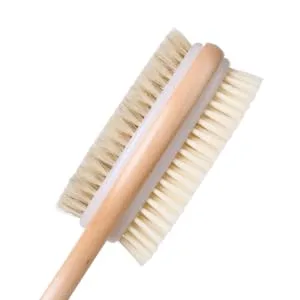 Slick- Shower Brush, Double Sided Shower Brush, Back Scrubber, Bath Brush, Back Brush, Back Brush Long Handle for Shower, Shower Brushes for Your Back, Bath Brush Long Handle for Shower - Shower Brush, Double Sided Brush, Back Scrubber, Bath Brush, Back Brush, Back Brush